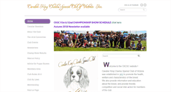 Desktop Screenshot of cavalierclubvictoria.com