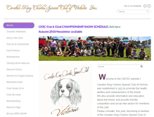 Tablet Screenshot of cavalierclubvictoria.com